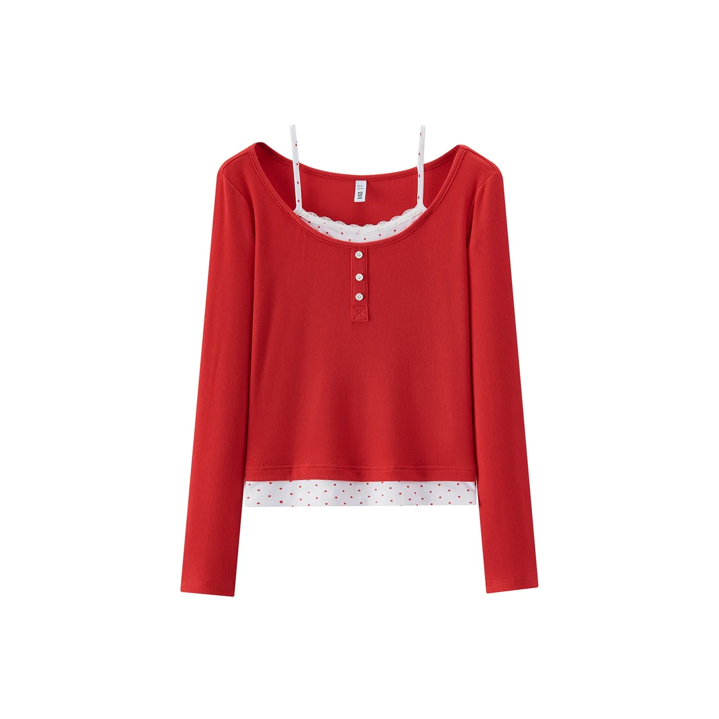 SEM R Стандартный Длинный Рукав Т-Рубашка Женская