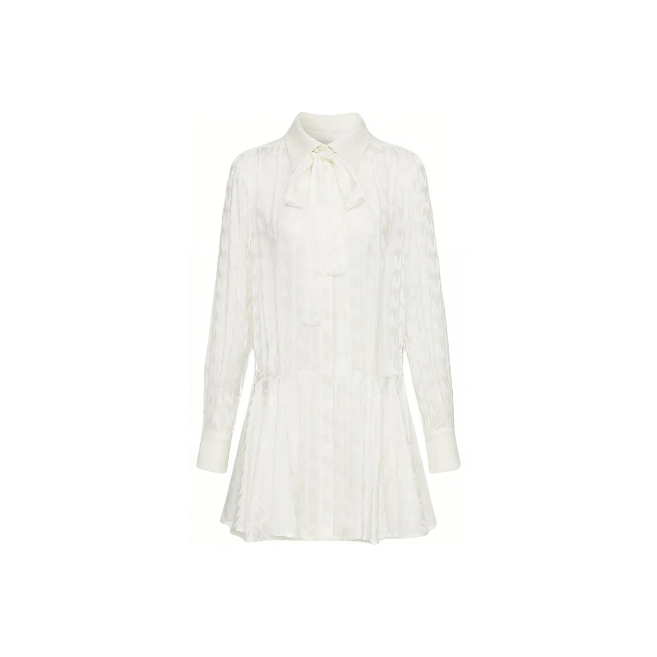 MSGM FW24 Long-Sleeved Dresses Women's Cream