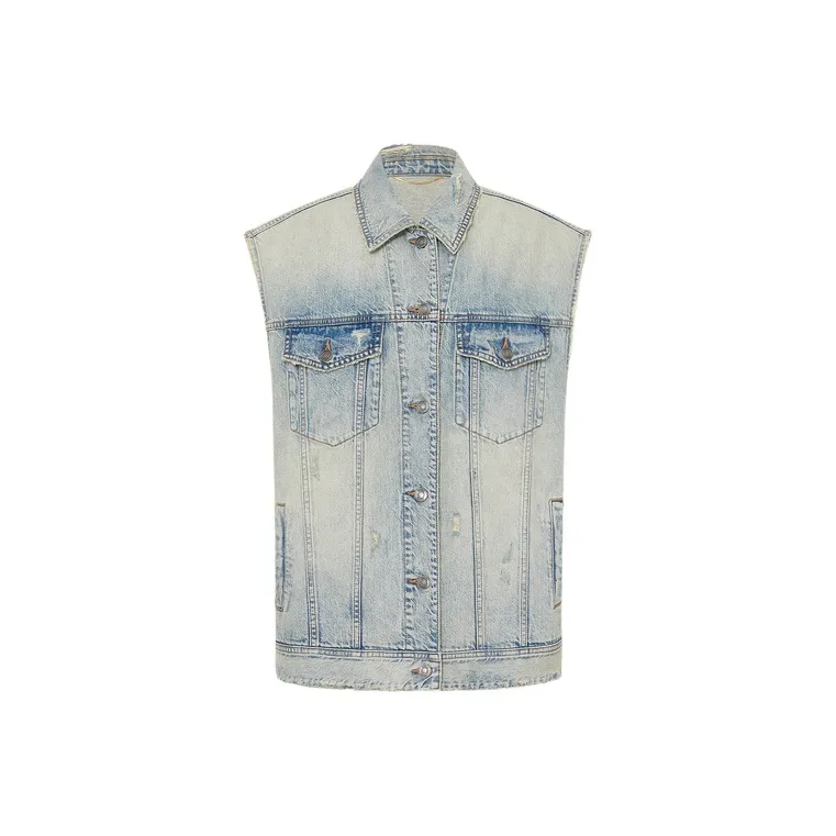 MO&CO Джинсовый синий Женские жилеты