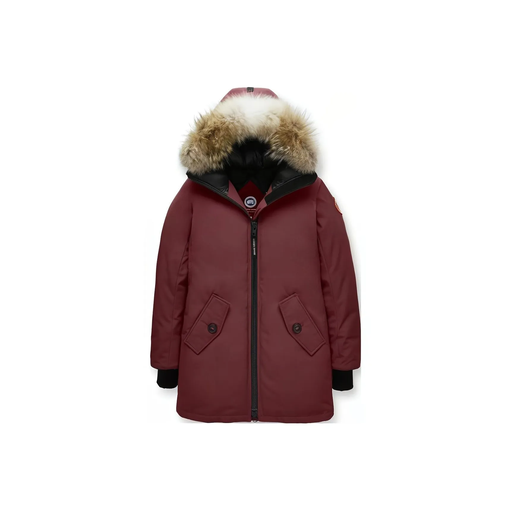 Canada Goose Coat Women's Burgundy