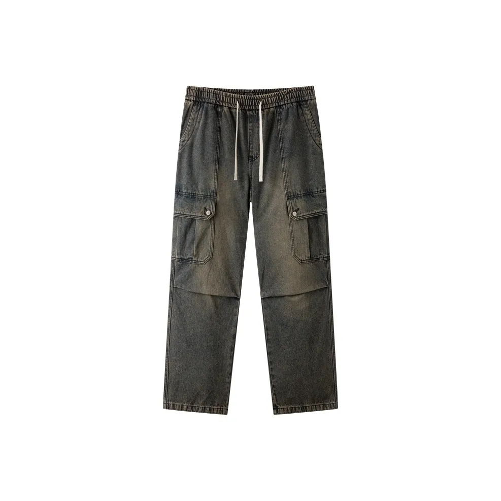 SEM R Деним Темно-желтый Грязь 80332 Мужские Джинсы