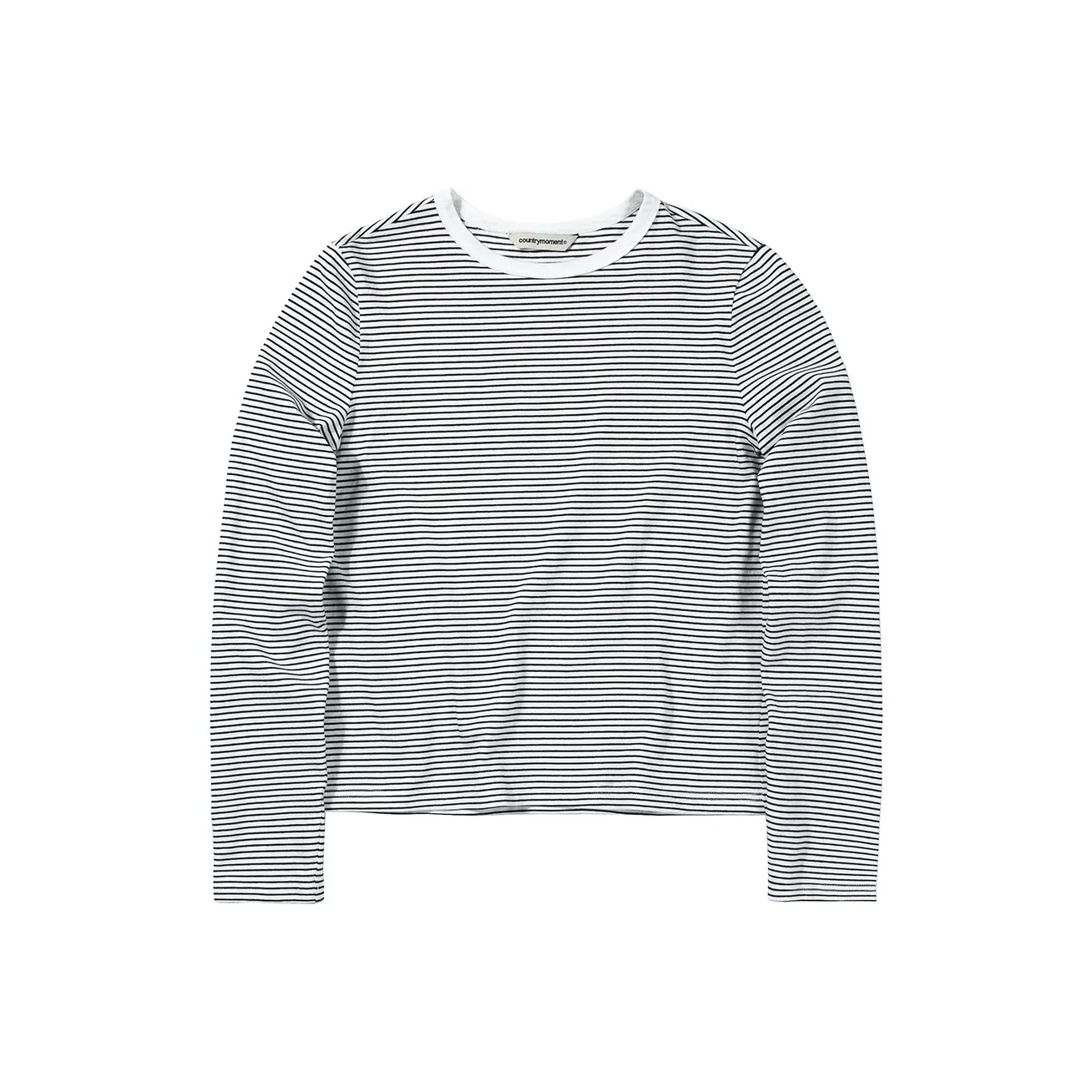 COUNTRY MOMENT Черно-белые полосы Унисекс T-рубашки