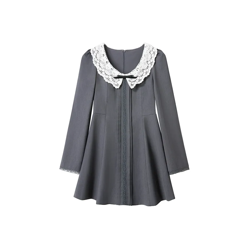 UENA Длинное платье с длинными рукавами женское