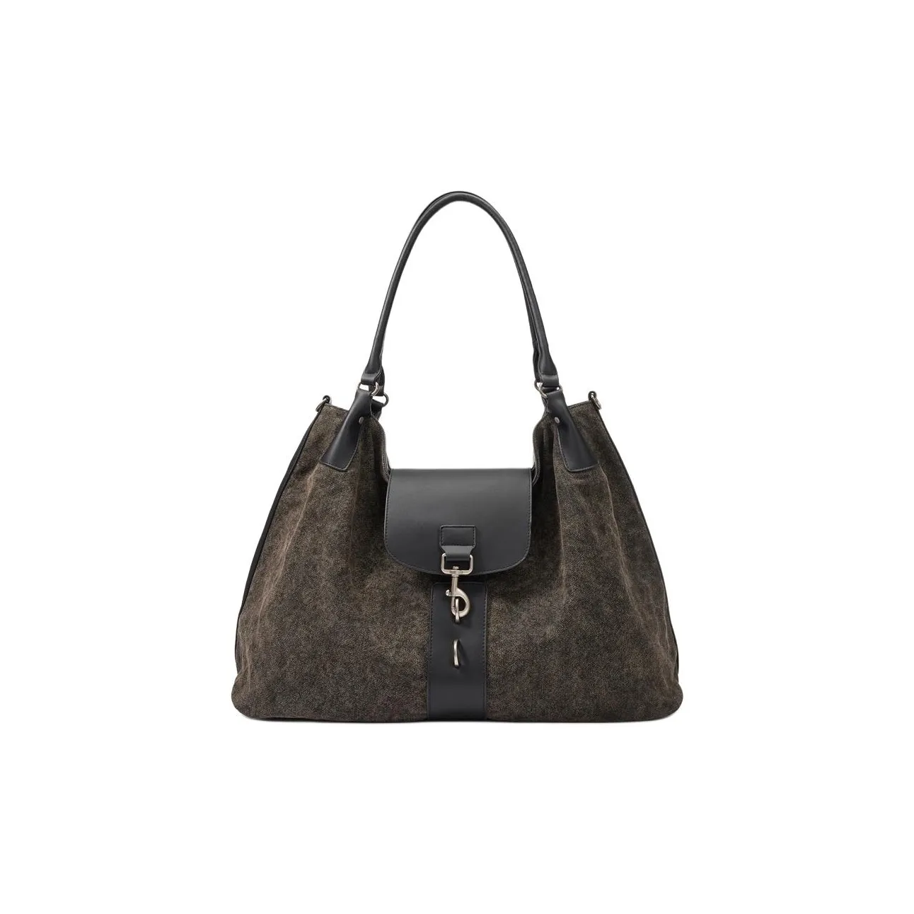 VIHUS Холст Сумка-тоут Женская Лесной мох Умбра