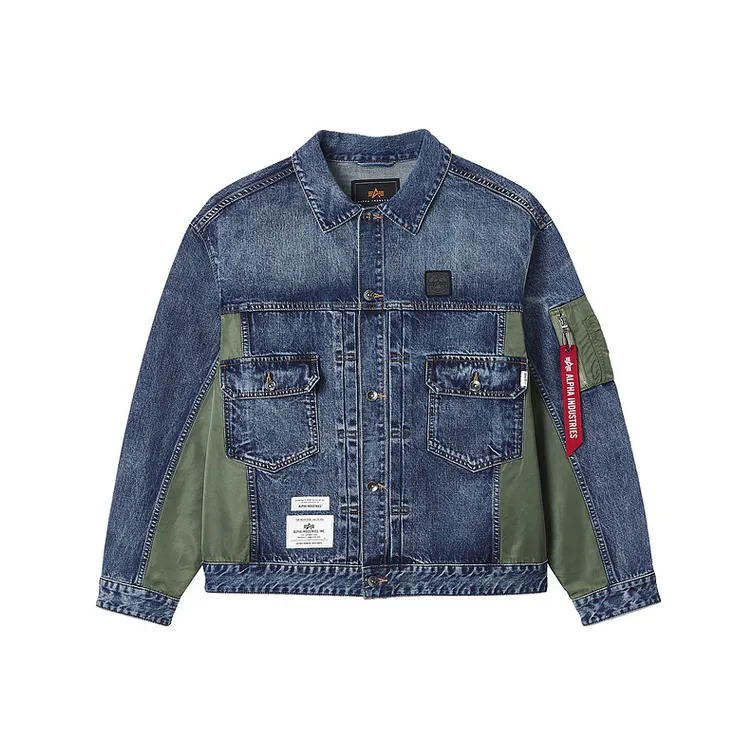 Alpha Industries Blue Men's Jackets Альфа Индастриз Синий Мужской Куртки