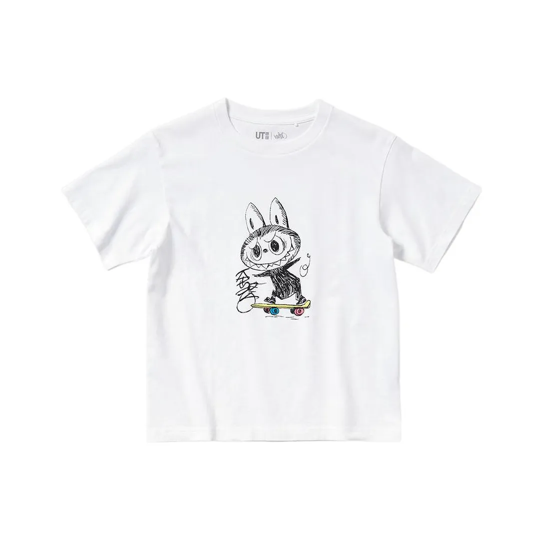 UNIQLO Gundam T-рубашка Белая Детская