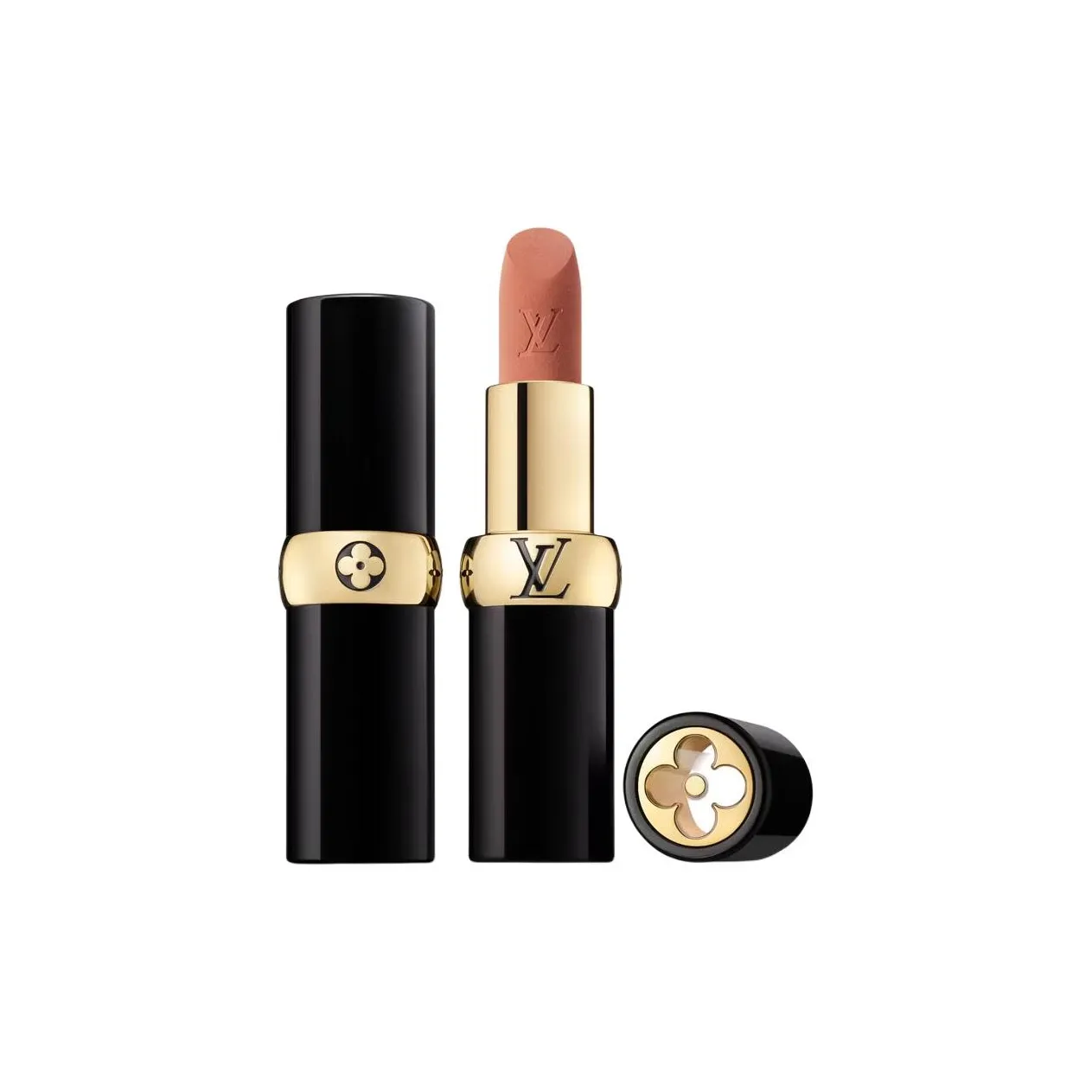 LOUIS VUITTON Руж Помада Матовая Легкая Black Tube Помада Матовая Легко Смесь Цвет Лицо