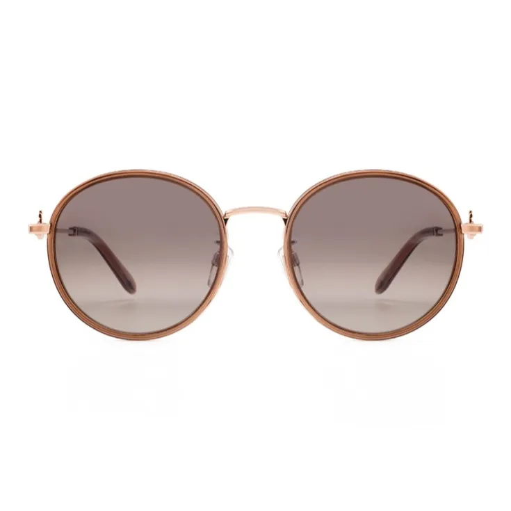 Vivienne Westwood Ацетат Круглые Солнцезащитные очки Унисекс Коричневый