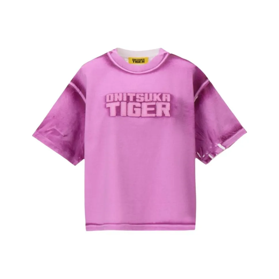 Onitsuka Tiger Розовые Женские T-рубашки