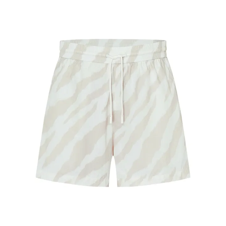 MO&CO Two Tone Зебровый принт Женские Повседневные шорты