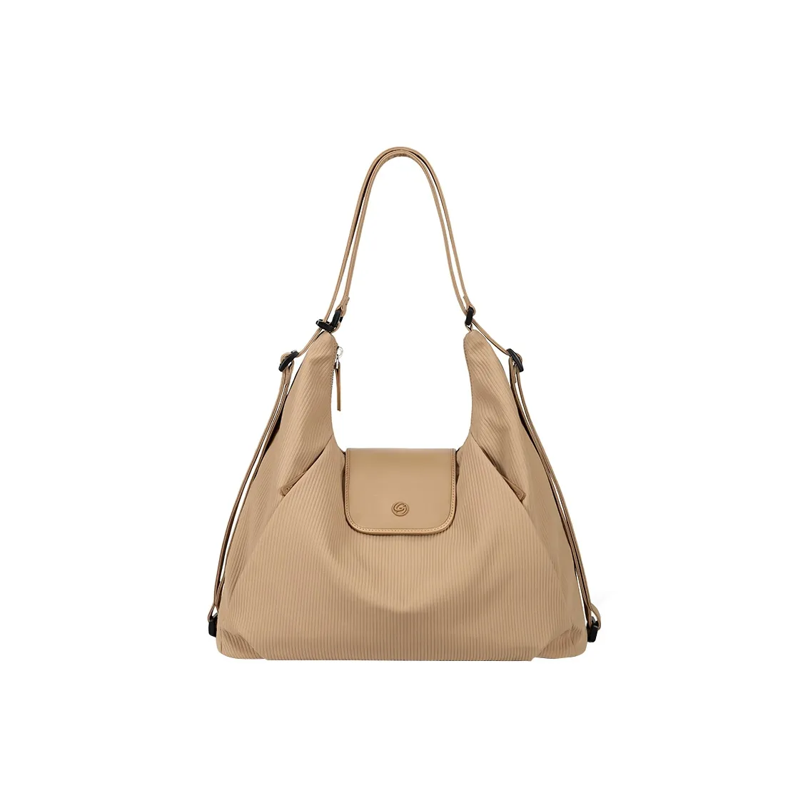 GOLF Ткань Сумка через плечо Стандартная Женская Гравий Коричневый Элегантный Черный