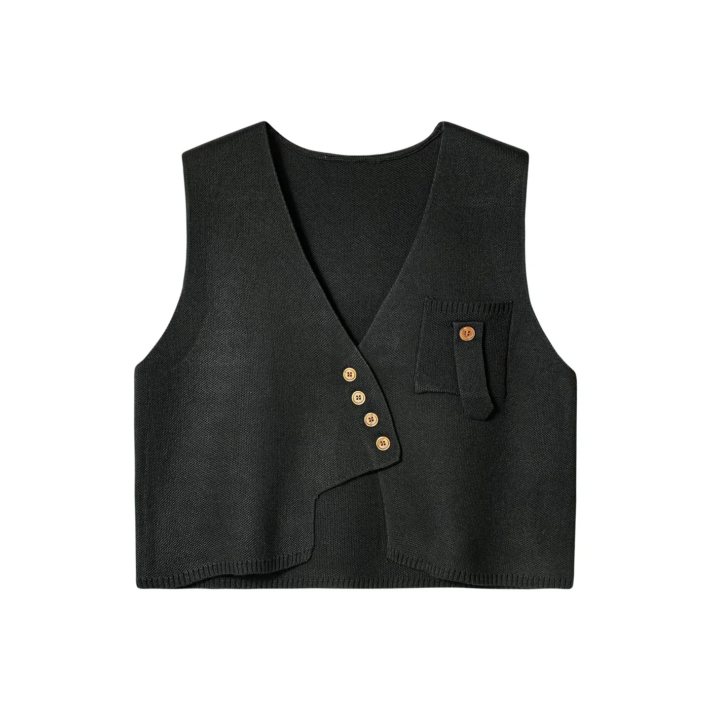 YEARNED Черные Женские Жилеты