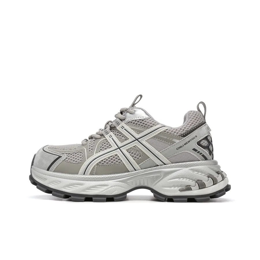 Jin Baichuan Легкий Низкий Топ Толстая Подошва Кроссовки Женские