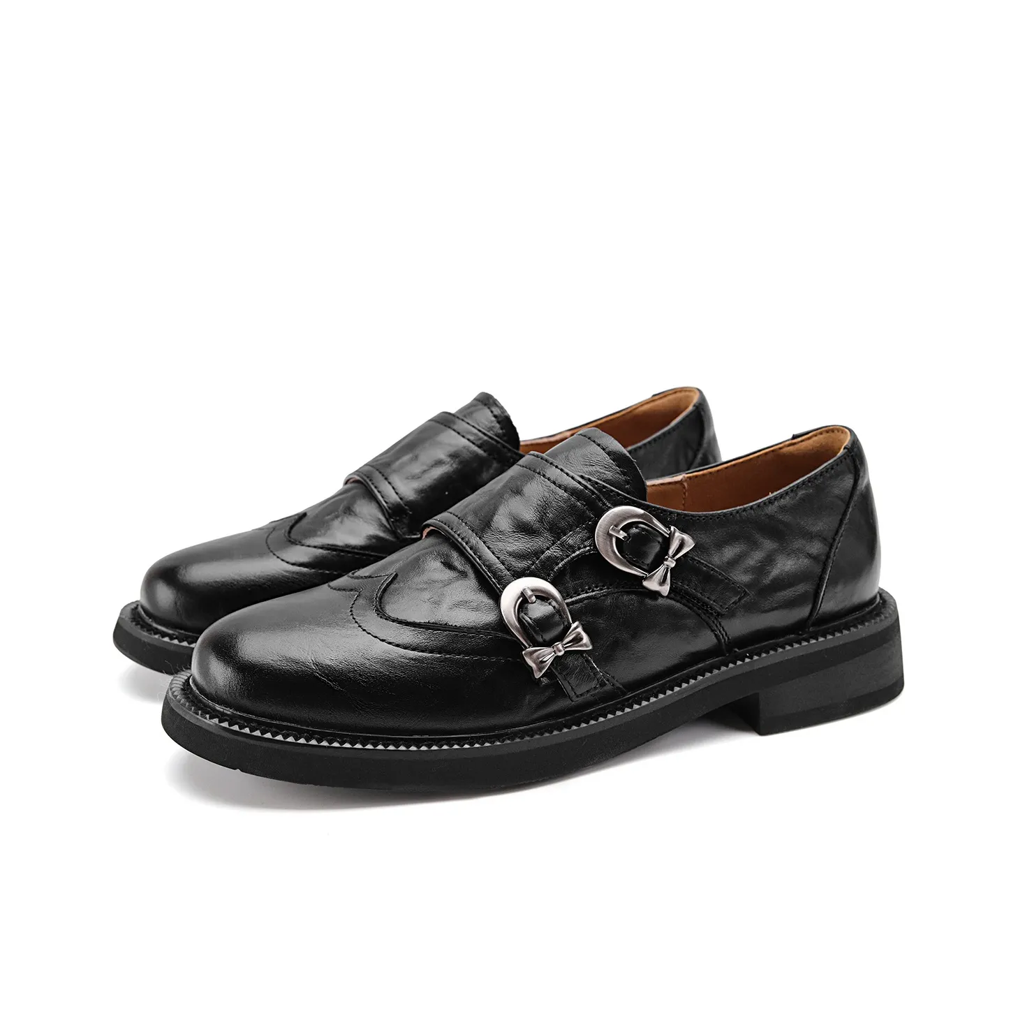 safiya Лоферы Черные Женские