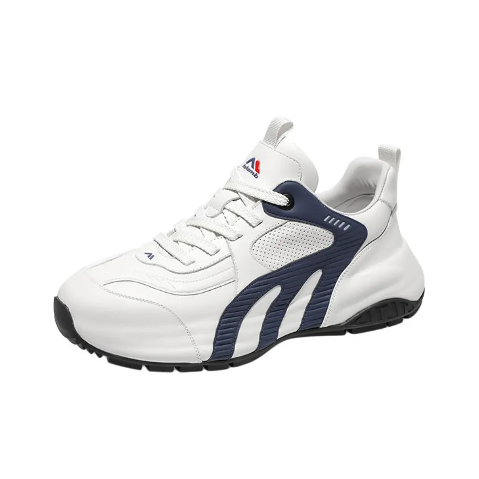 KOLUMB Противоскользящий Износостойкий Водонепроницаемый Легкий MID Топ Casual Мужской Белый Синий