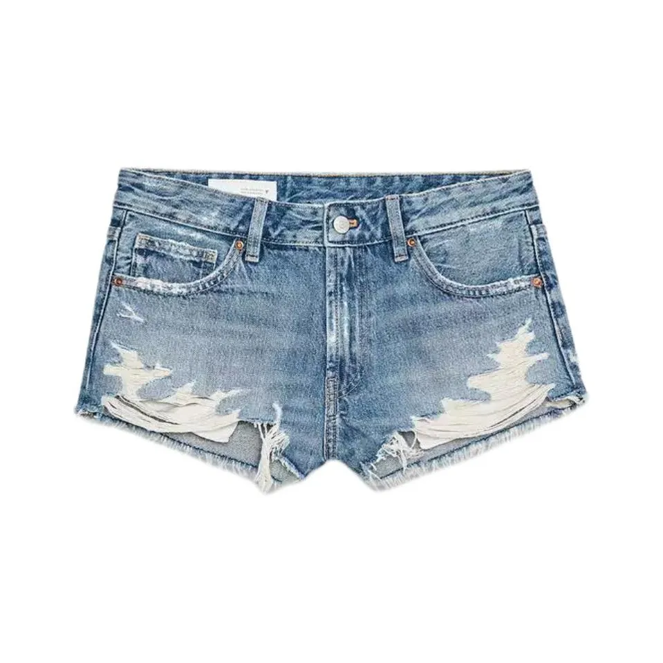 ZARA Blue Женские джинсовые шорты