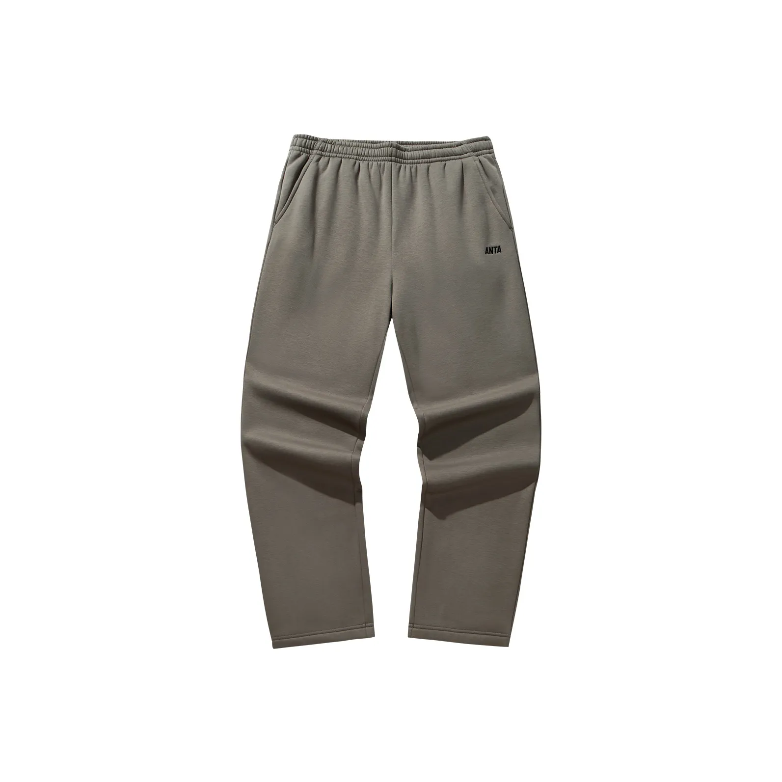 Anta Вязаные тренировочные брюки мужские цвет бронза