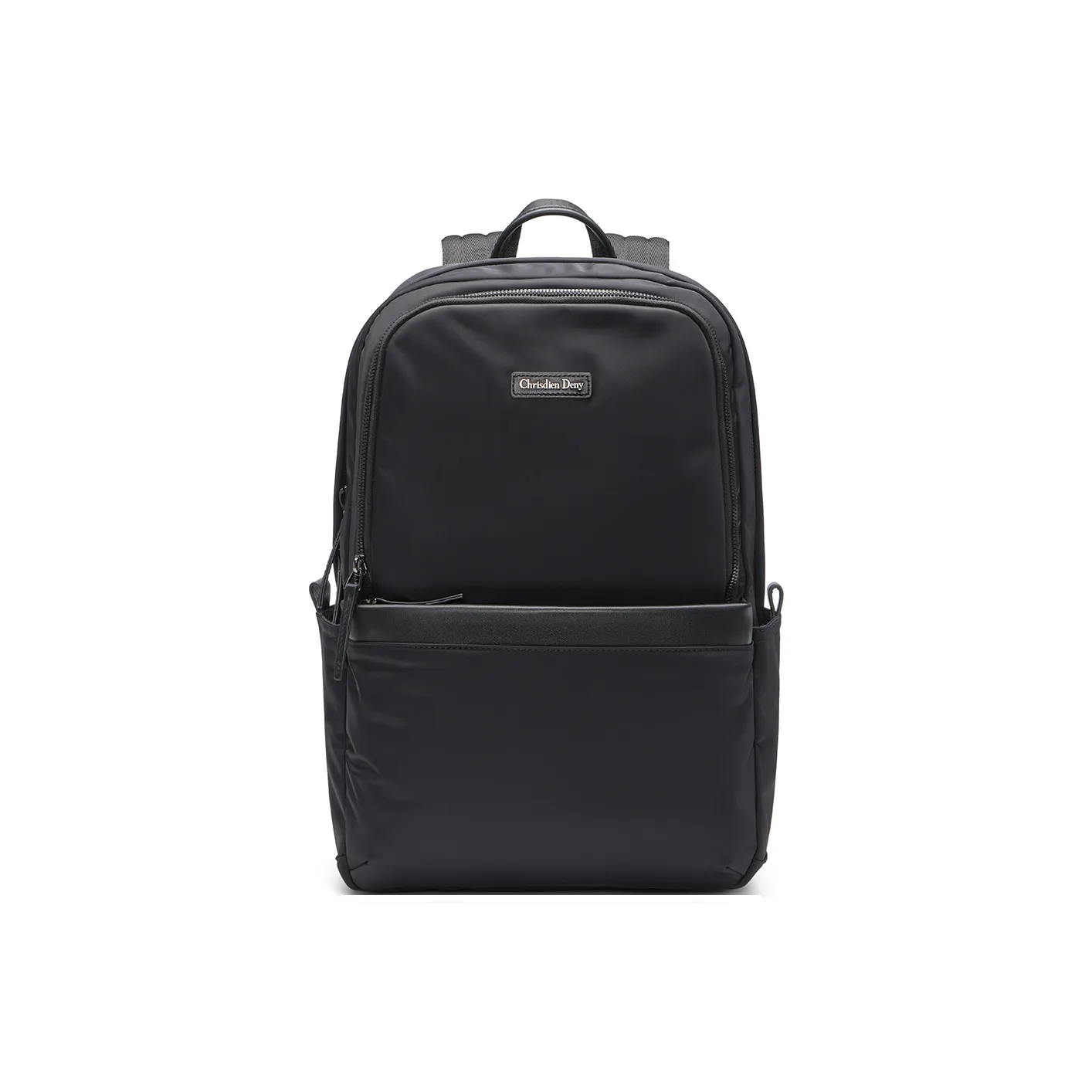 CHRISDIEN DENY Ткань Рюкзак Стандартный Мужской Черный