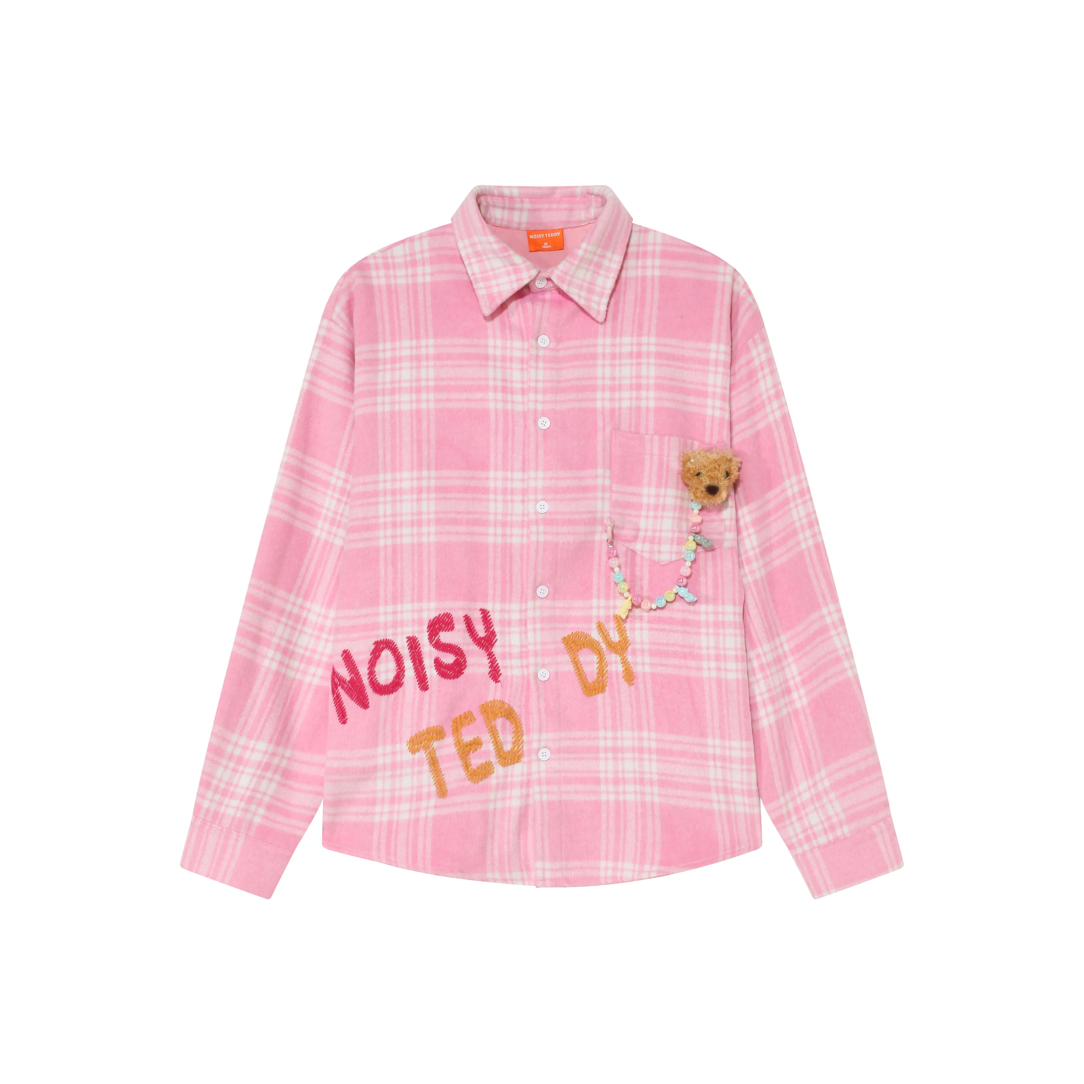 NOISY TEDDY Длинный рукав рубашка женские