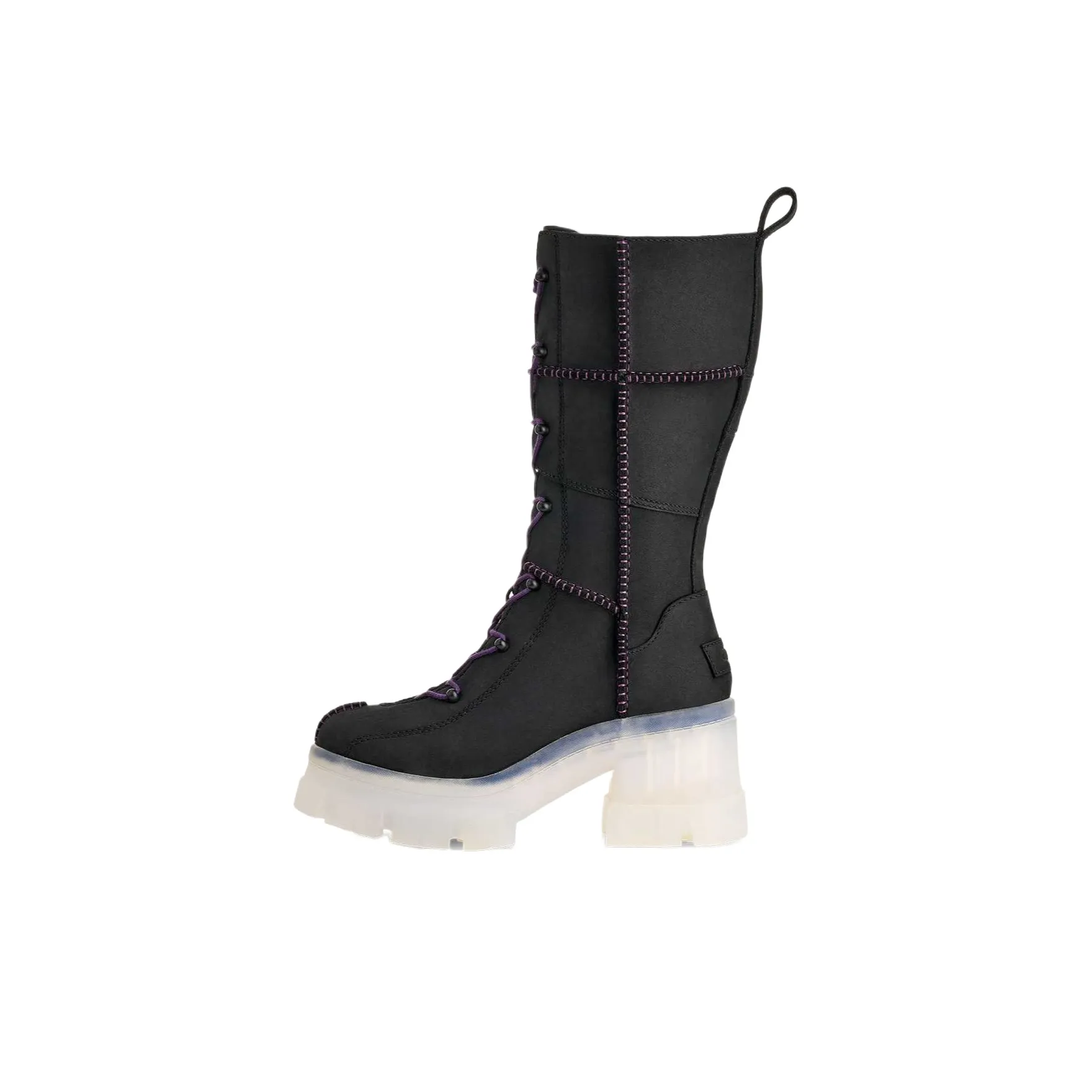 UGG Женские высокие сапоги до колена черные