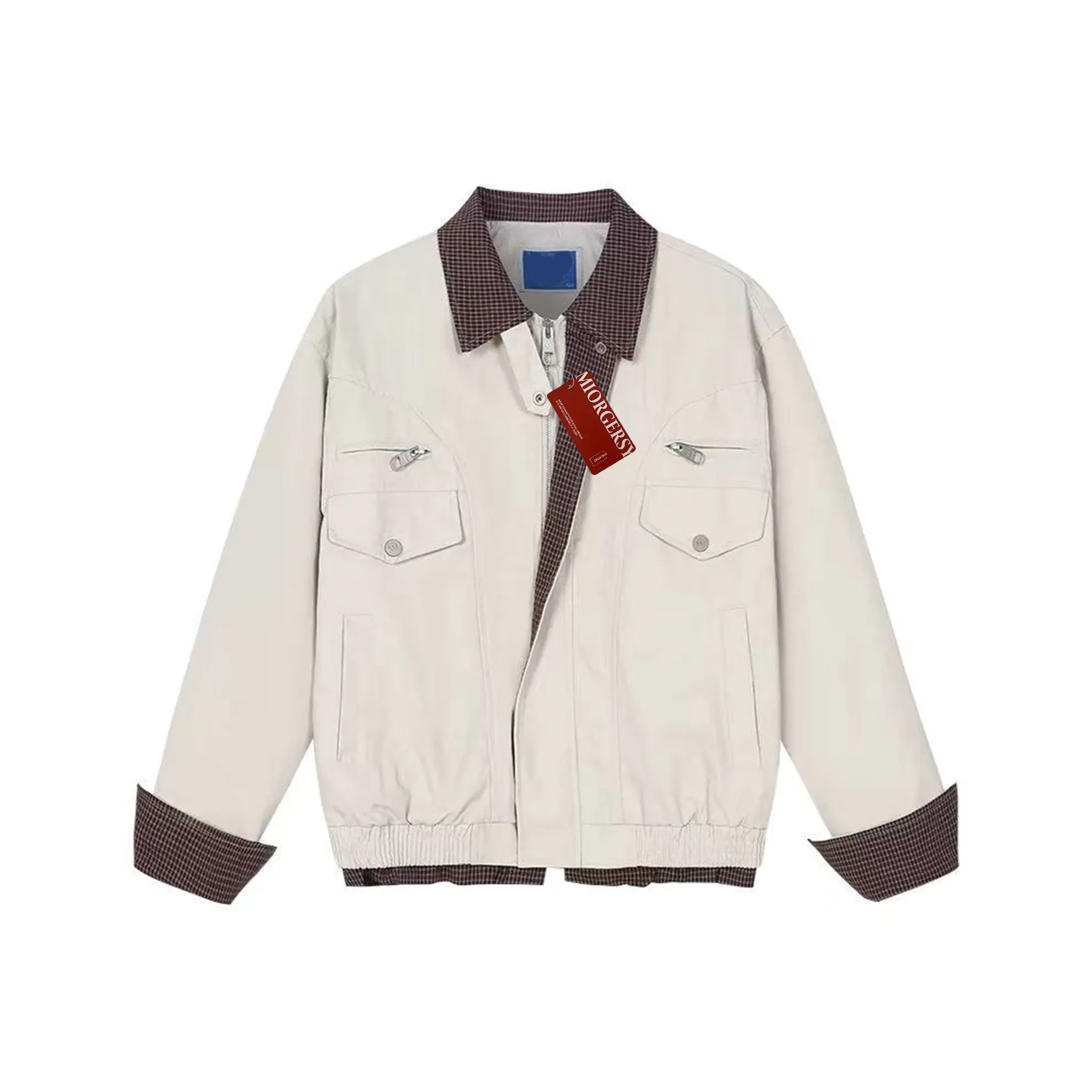 MIORGERSY Экрю Унисекс Куртки