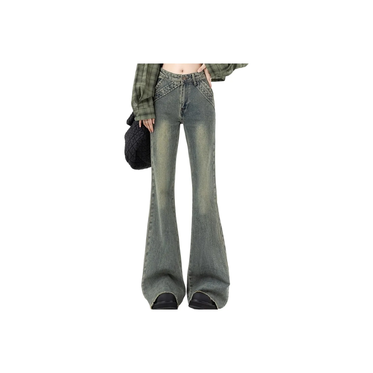 GOSNACE Серый Женские Джинсы