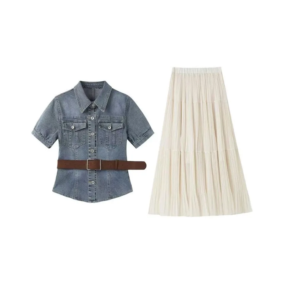 ACJL Корейский стиль Премиум UNIQUE Одежда Комплекты для Женщин Женские