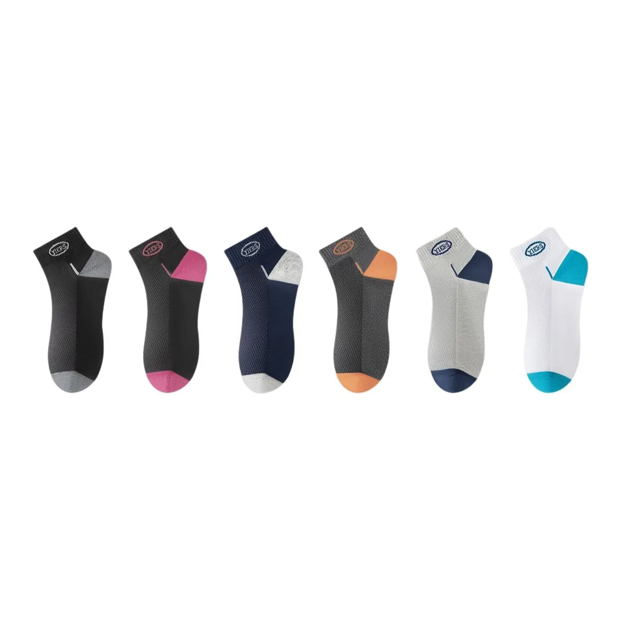 Удобные и освежающие низкие носки для мужчин упаковка из 6 пар