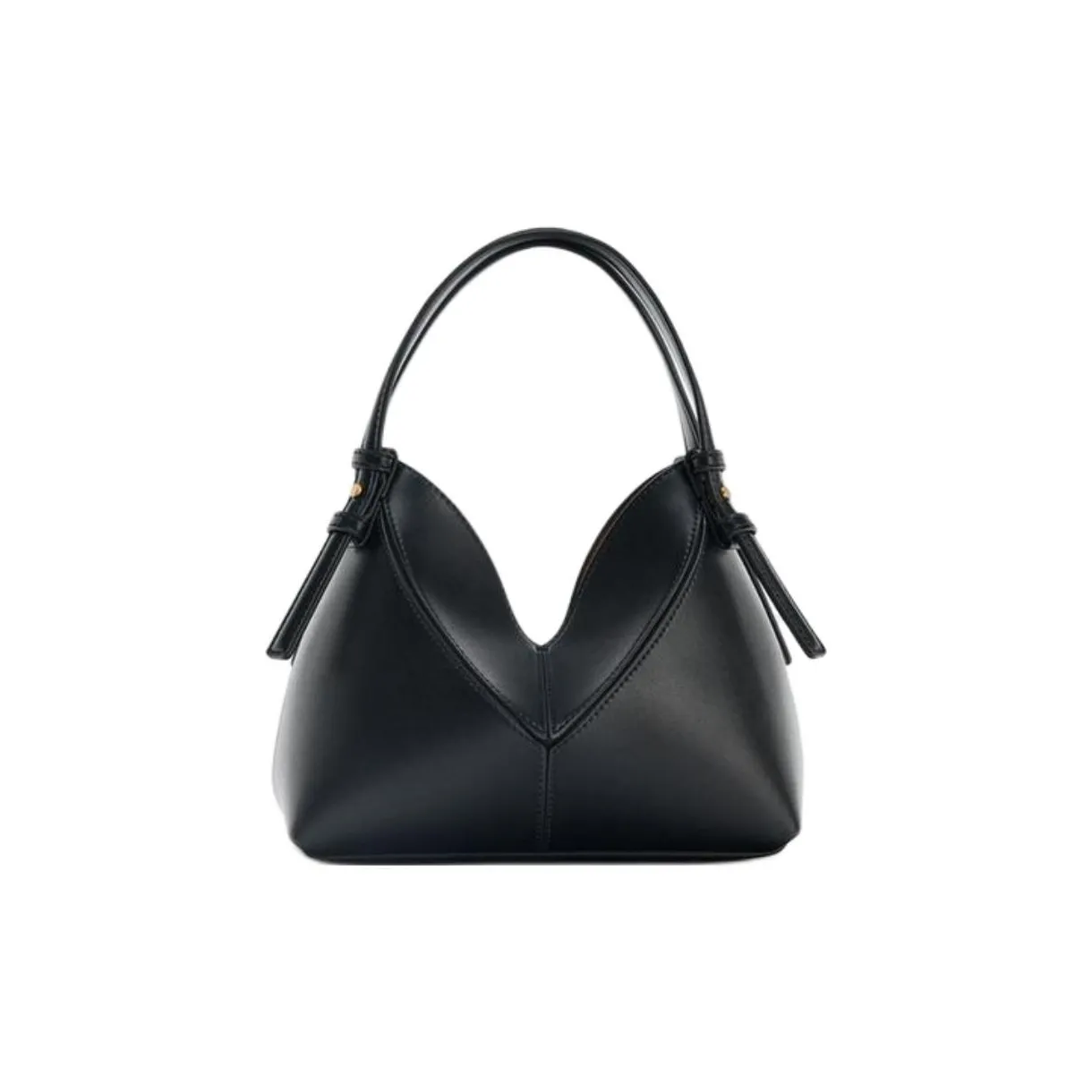 ZARA Полиуретан Тоут Сумка Сумка для покупок Сумка Мини Женская Черная