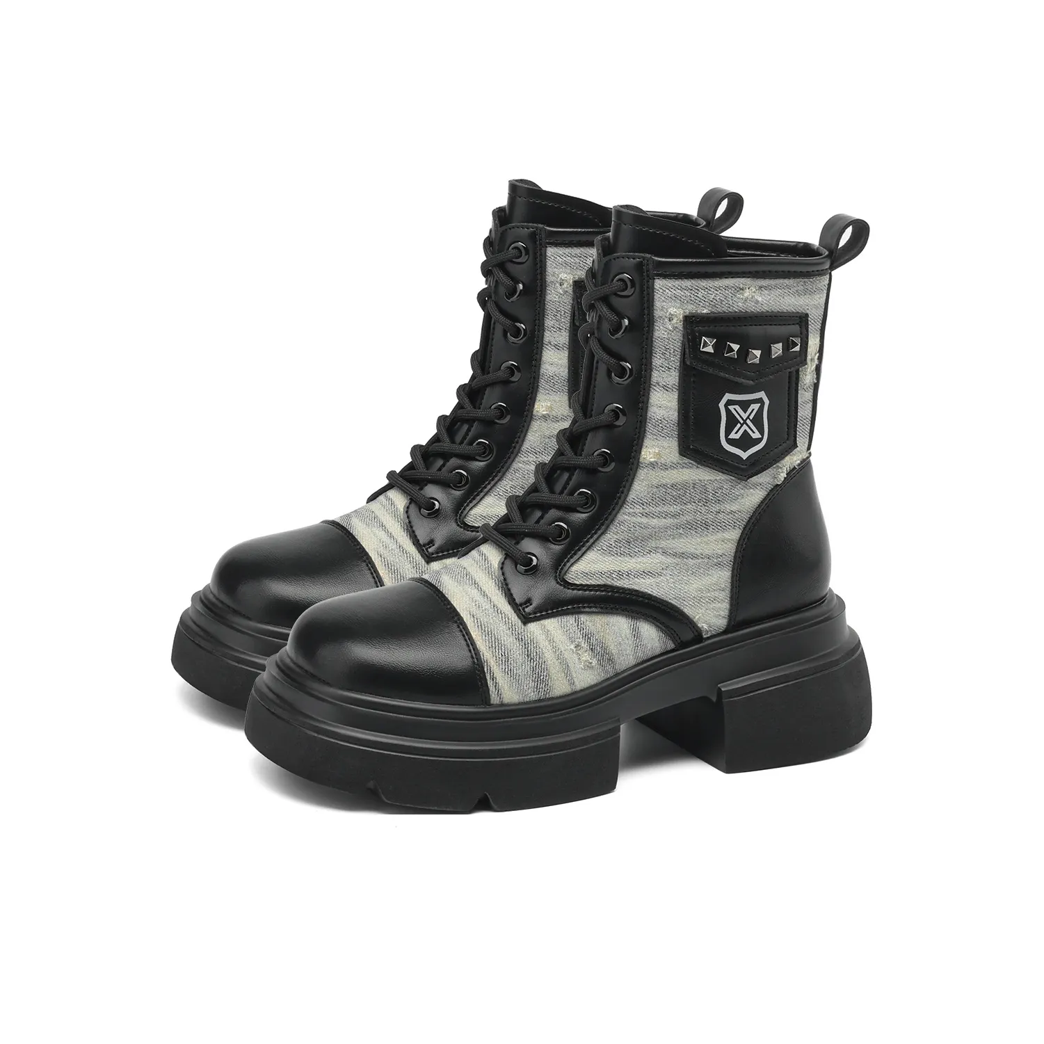 FOXER MID Голень Ботинки Мартин Boot Женские