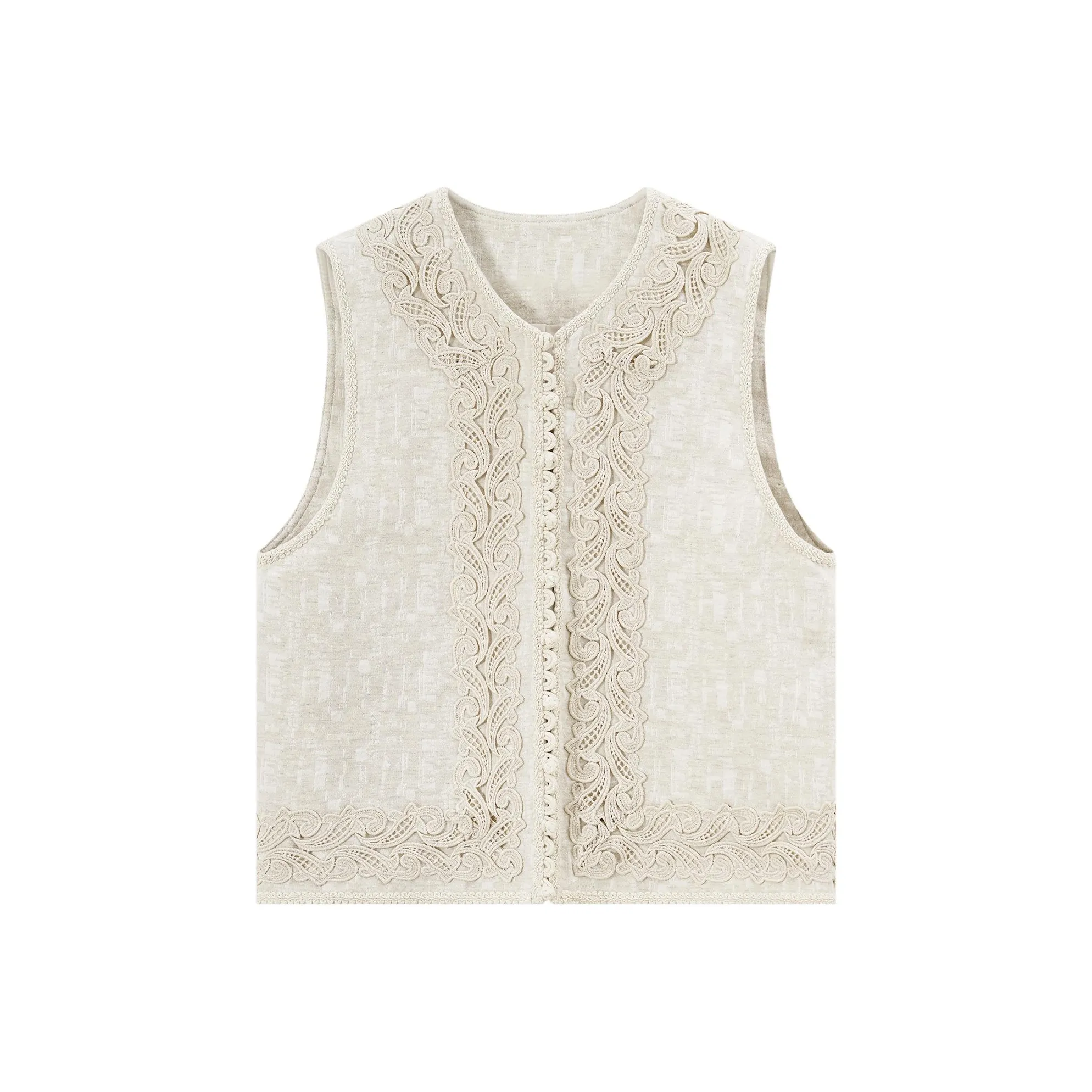 THE SEA LIFE Бежевый верблюд Женские жилеты