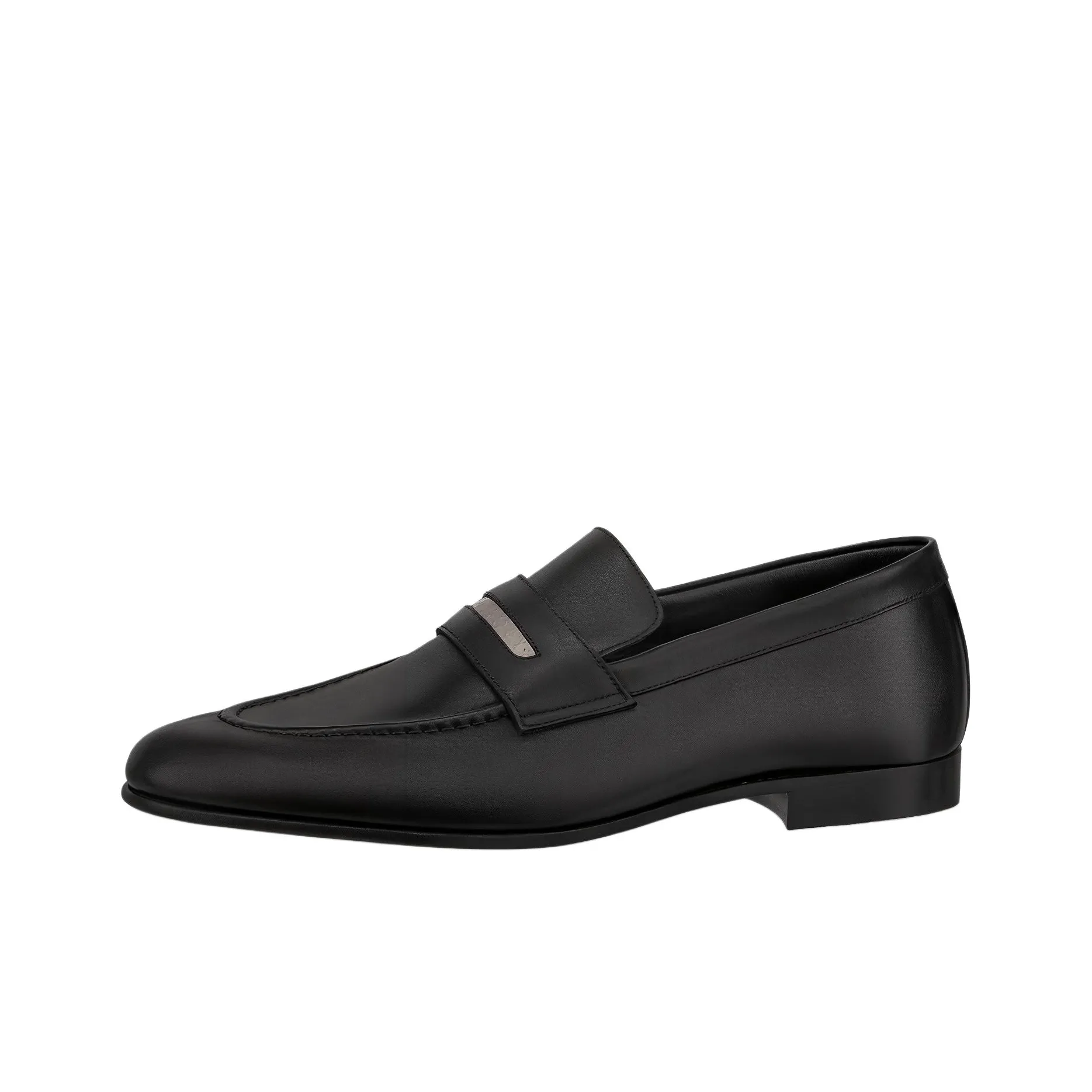 LOUIS VUITTON Glove Loafers Men's Black