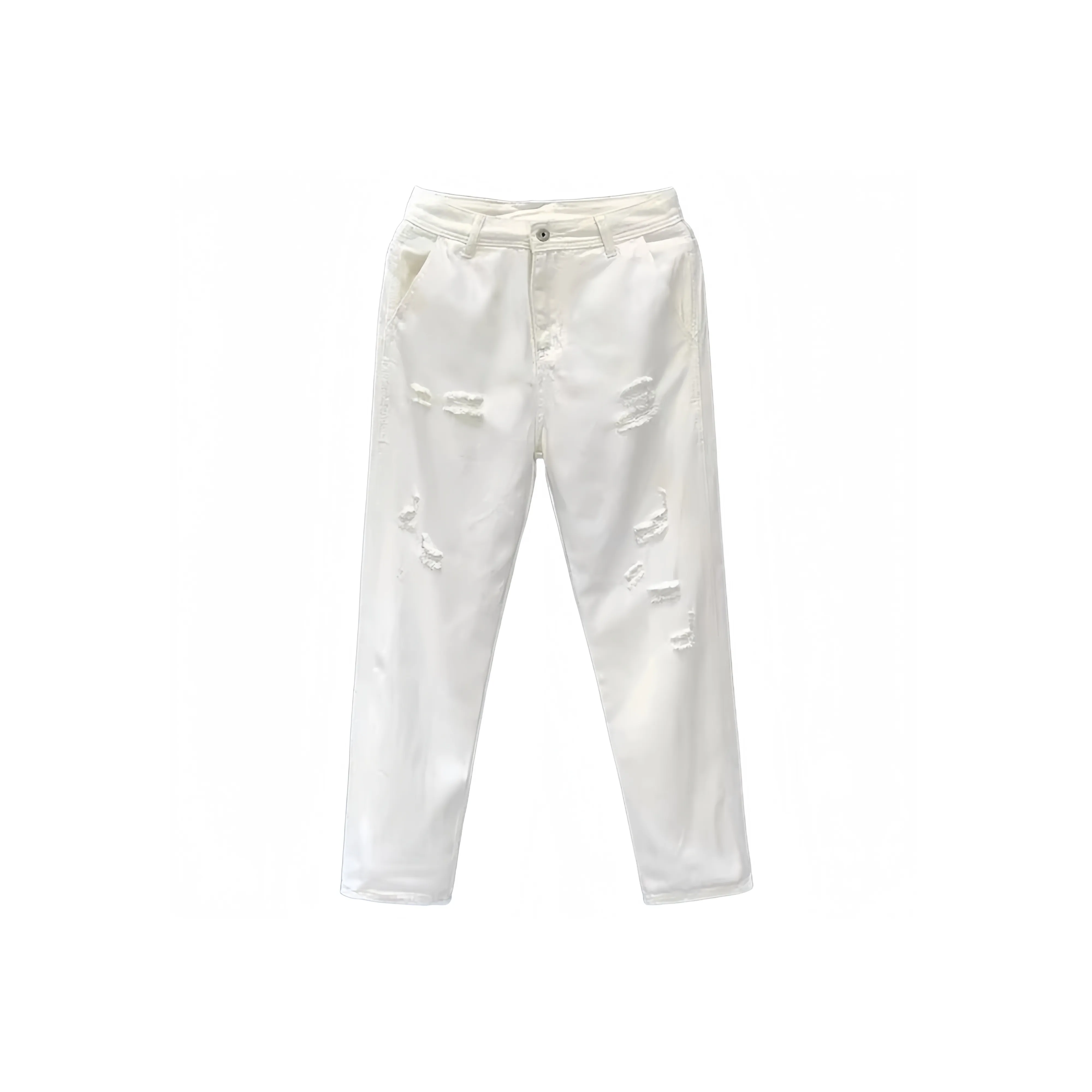 CAT'S PAW Белый Унисекс Джинсы