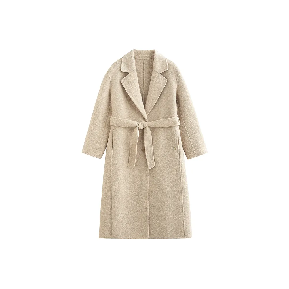 Inman Толстый Текстура Термический Элегантный TREASURE Совместный Бренд Уменьшение Доступный Шерстяной Мода ATMOSPHERE Куртка Женская