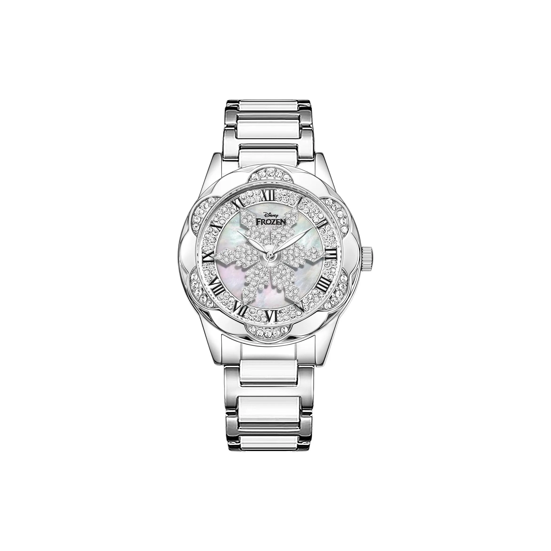 DISNEY FROZEN Кварцевый механизм Сплав Ремешок Часы Женские Жемчужная раковина Циферблат