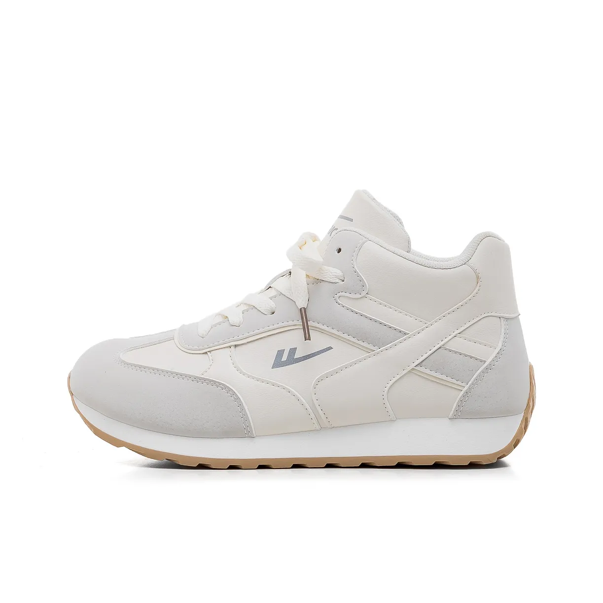 Warrior Водонепроницаемый и Легкий Высокий Топ Повседневная Обувь Женская Бежевая Светло-Серая