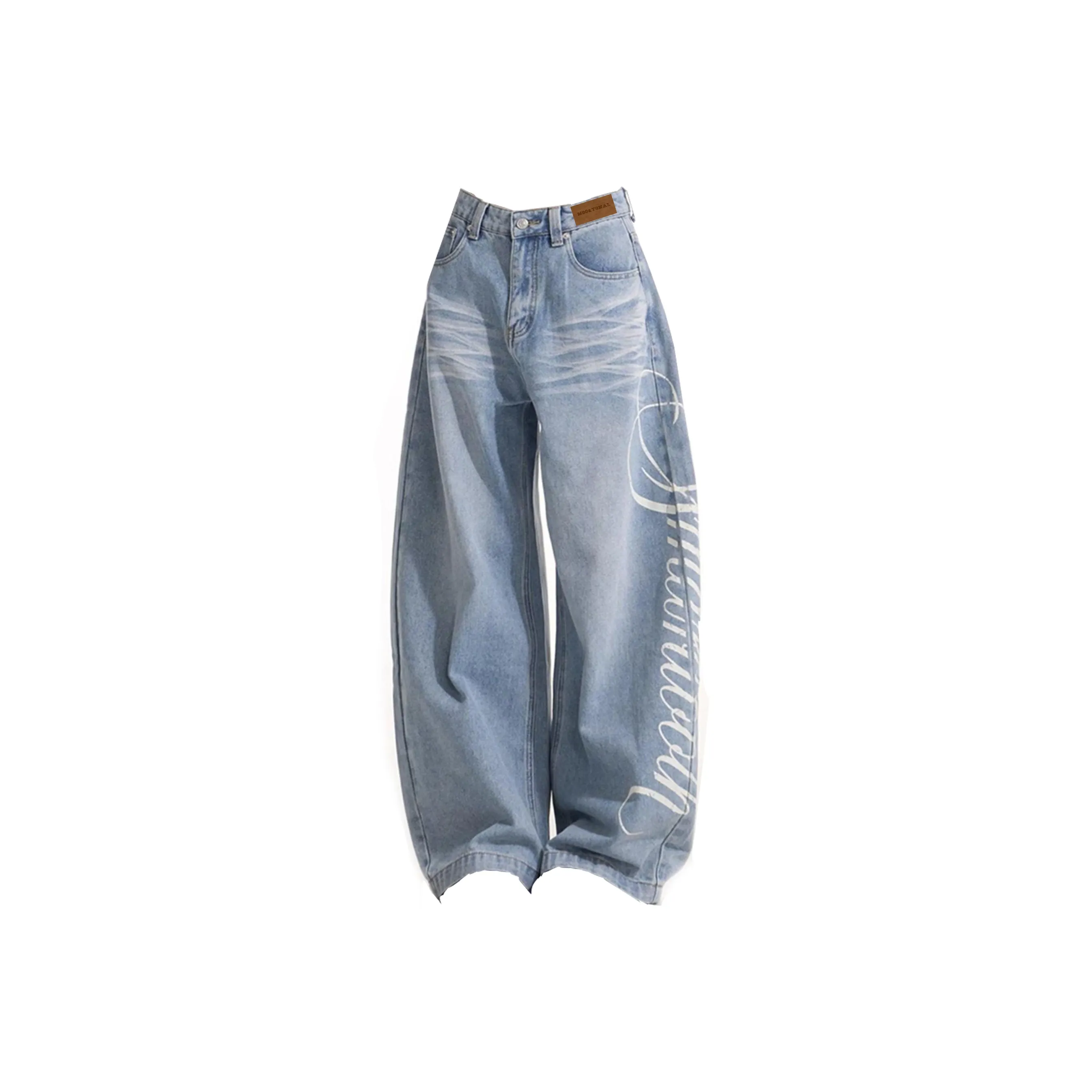 MOO TONAL Светло-синие женские джинсы