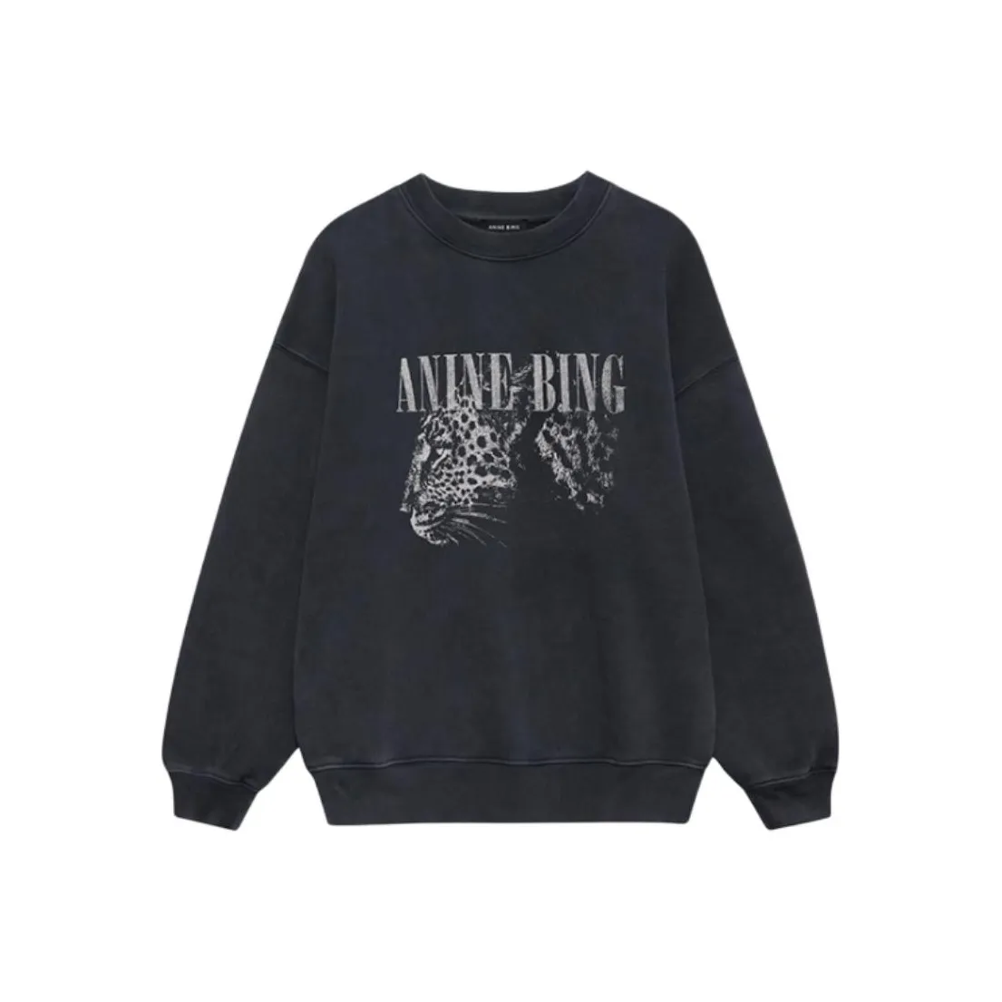 Anine Bing Вымытый Черный Женский Свитшот