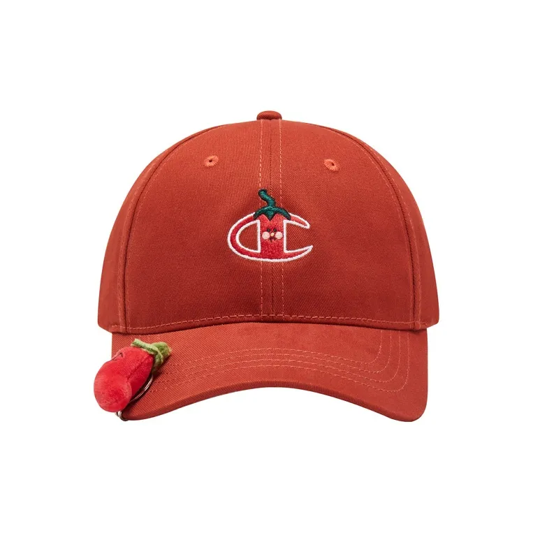 Champion Cotton Baseball Caps Unisex Red