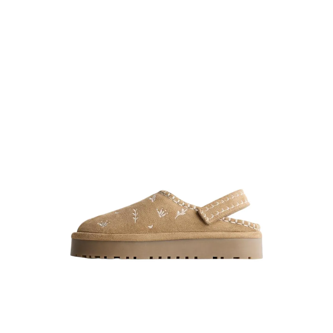 Детские тапочки ZARA для дома коричневые