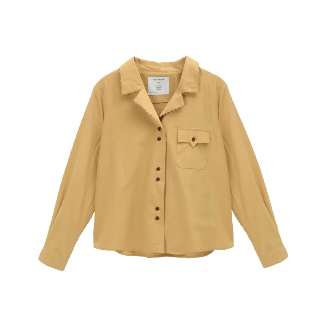 MISHOW Винтажный Желтый Женские Рубашки