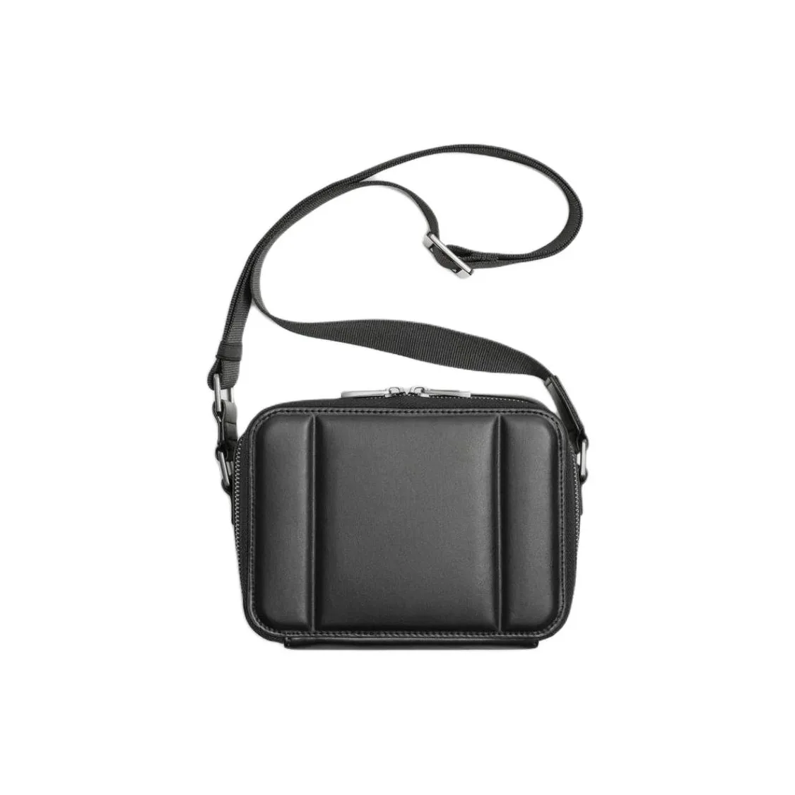 ZARA Полиуретан Сумка через плечо Унисекс Черная