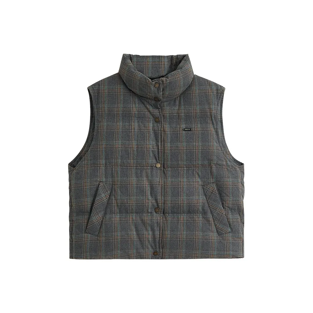 Inman Небольшой НЕ ВЕЛИКОГРАНИЧНЫЙ TREASURE Совместный бренд УТЕРПЧИВЫЙ Зимний ДОСТУЧНЫЙ Легкий МОДНЫЙ ATMOSPHERE Жилет Женский