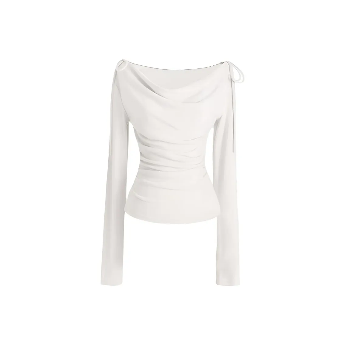 DANCANG Бант Кружево Вверх Длинный Рукав Т Рубашка Женская