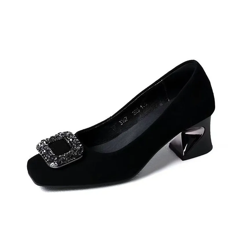 ALXNAN Грубый каблук Высокие каблуки Женские