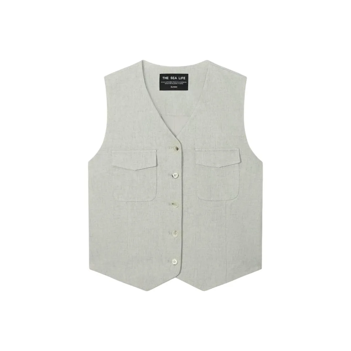 THE SEA LIFE Ледниковый серый Женские жилеты