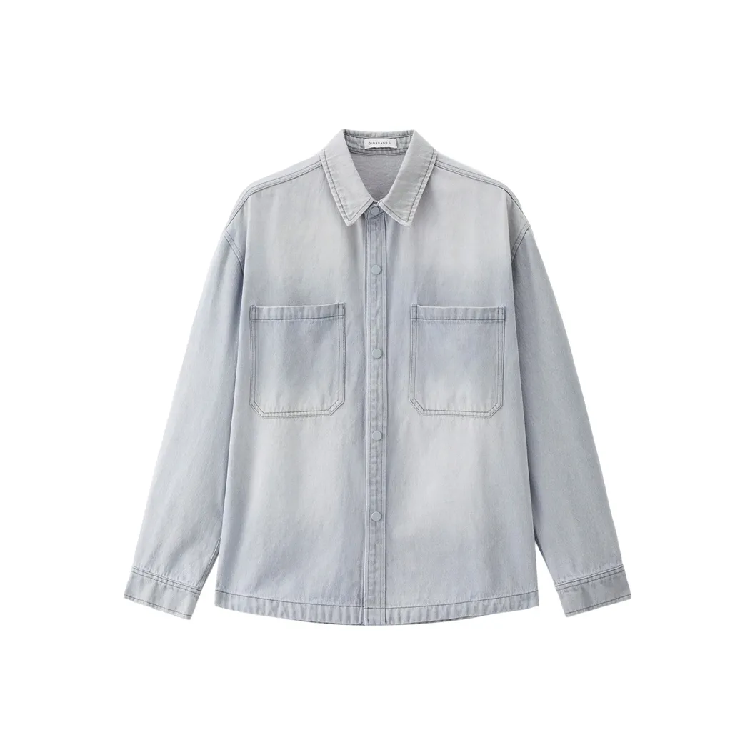 Giordano 2025 Осенний Деним Куртка Мужская