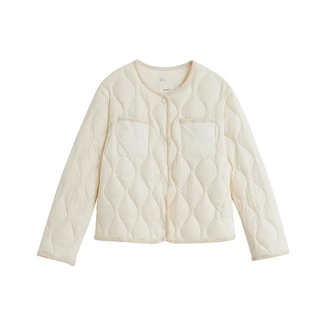 Inman Толстый Теплоизоляционный Внутренняя одежда TREASURE Совместный бренд Похудение Предосенний Комплект с Флисовой подкладкой Доступная Мода ATMOSPHERE Куртка Женская