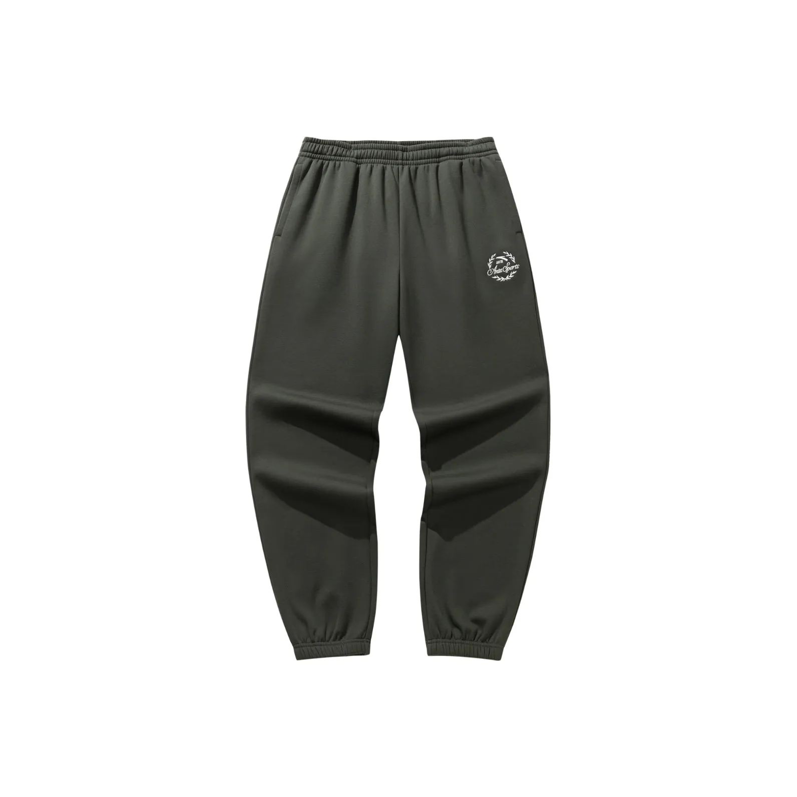 ANTA Вязаные тренировочные брюки мужские Withered Лоза зеленый