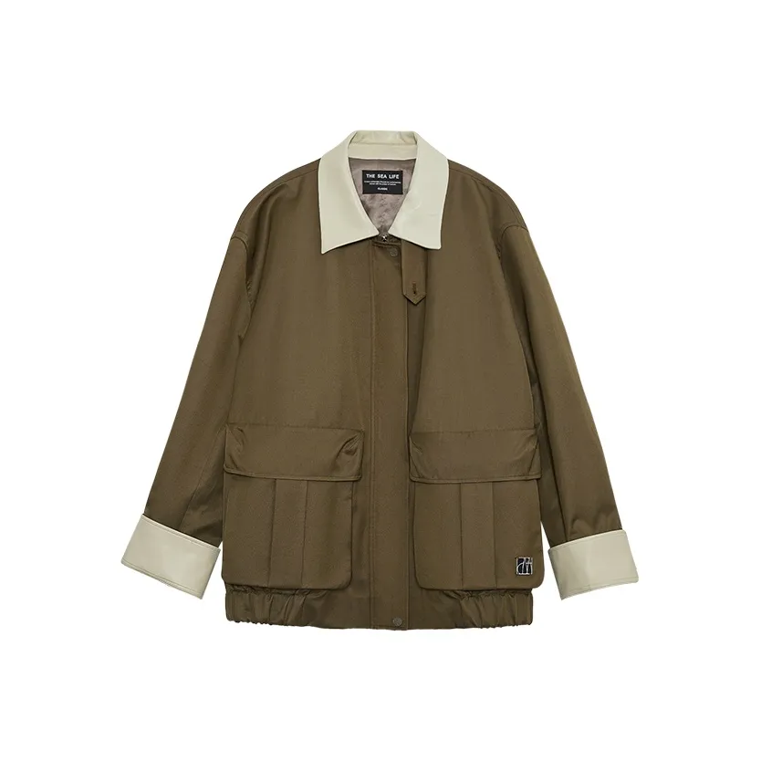 THE SEA LIFE Чайный коричневый Женские Куртки